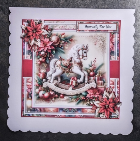 Festive Rocking Horse Mini Kit by Jackie Odonnell