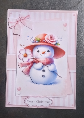Pretty In Pink Christmas Wishes  3 by Jackie Odonnell