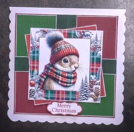 Male Christmas Wishes ~ 6x6 by Jackie Odonnell