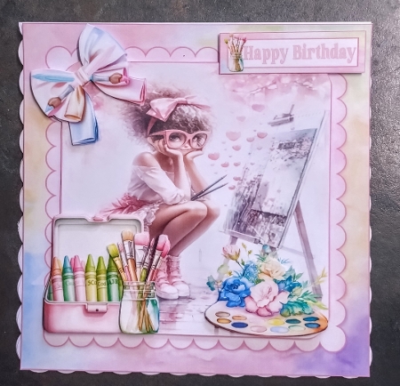 7x7 The budding artist choice of three mini kit by Jackie Odonnell