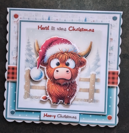 Herd It Was Christmas Mini Kit by Jackie Odonnell