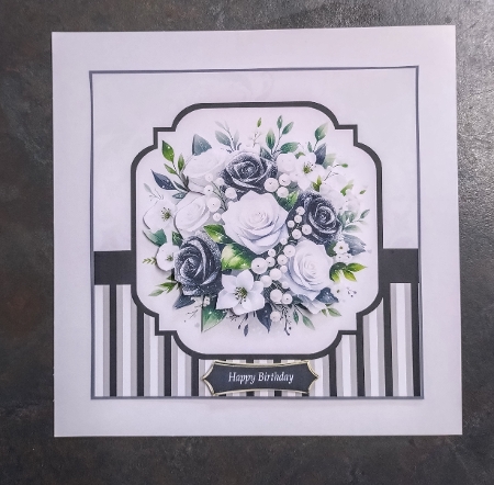 Black and white roses by Jackie Odonnell