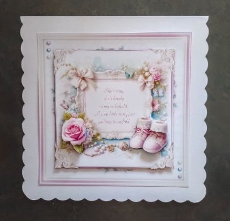 Welcome To The World Baby Girl by Jackie Odonnell