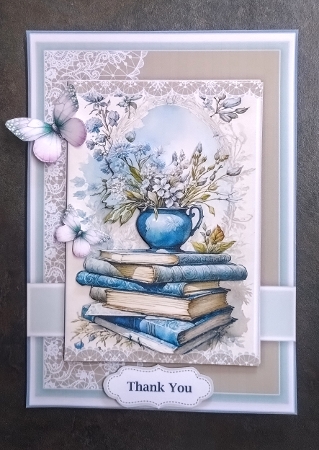 Books, Butterflies And Flowers by Jackie Odonnell