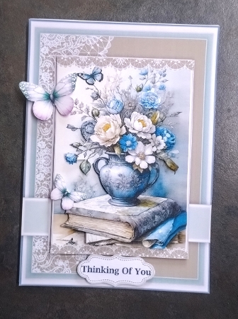 Books, Butterflies And Flowers 2 by Jackie Odonnell