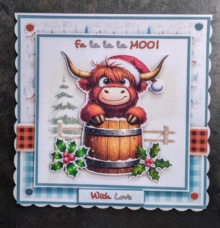 Fa La La La Moo! Mini Kit by Jackie Odonnell