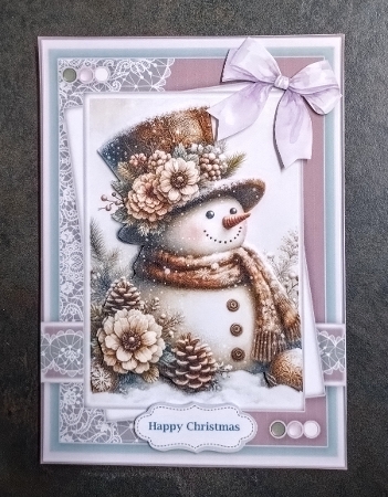 Floral Snowman by Jackie Odonnell