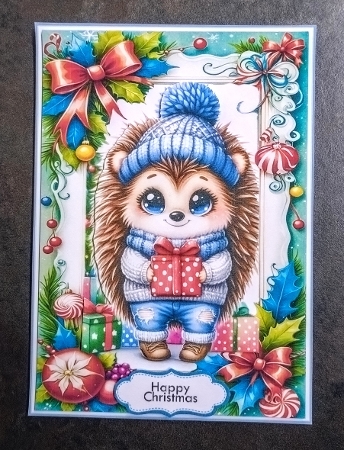 Lovely Christmas Greetings 6 by Jackie Odonnell