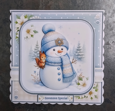 Snowman & Squirrel Mini Kit by Jackie Odonnell