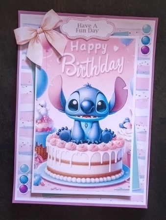 Stitch Birthday Greetings by Jackie Odonnell