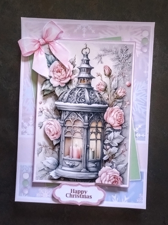 Lovely Floral Lantern by Jackie Odonnell