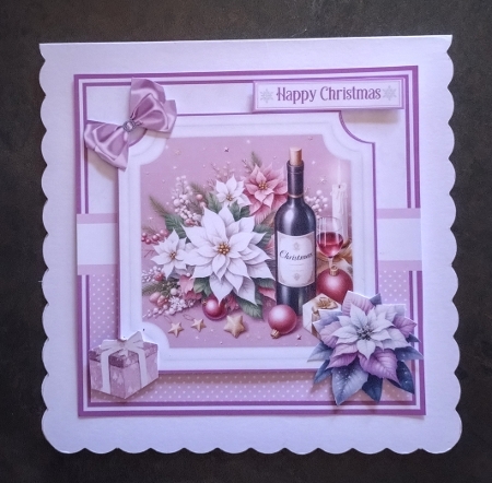 7x7, 6x6, 5x7 CHRISTMAS WINE by Jackie Odonnell