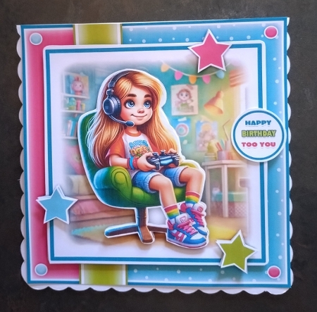 Gaming Girl Mini Kit by Jackie Odonnell