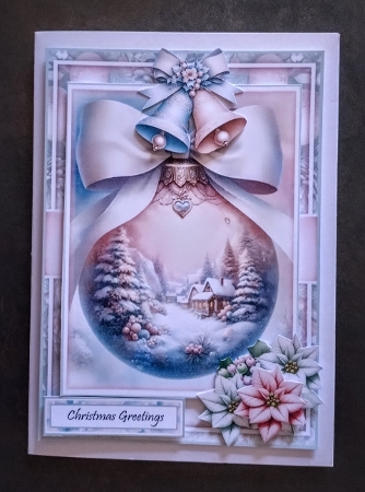 Festive Bauble With 3 Toppers - Makes 3 Cards by Jackie Odonnell