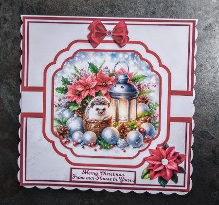 5x7, 7x7, 6x6 - COZY CHRISTMAS LANTERN by Jackie Odonnell
