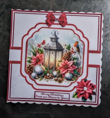 5x7, 7x7, 6x6 - COZY CHRISTMAS LANTERN by Jackie Odonnell