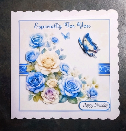 Blue Roses Especially For You by Jackie Odonnell