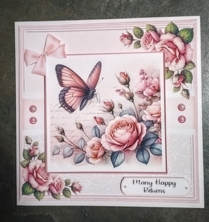 Rose Butterfly by Jackie Odonnell