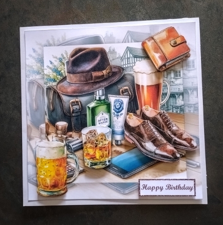 Male  7x7 Quick Card by Jackie Odonnell