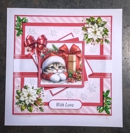 Pretty Christmas Kitty by Jackie Odonnell