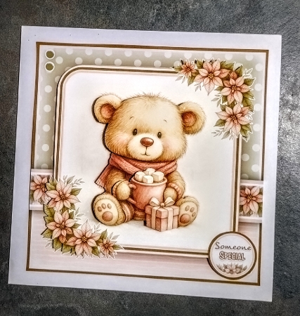 Hot Chocolate Teddy Mini Kit by Jackie Odonnell