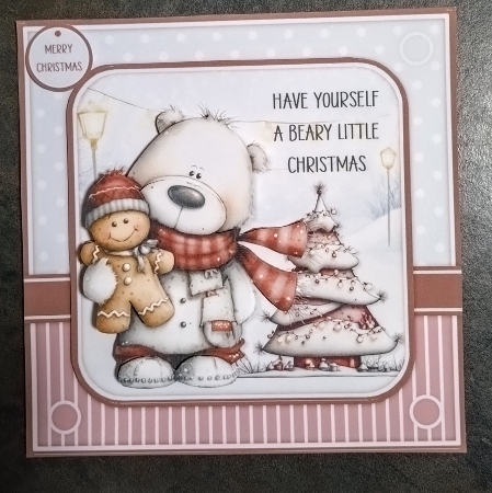 Christmas Bear mini kit by Jackie Odonnell