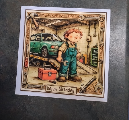 Mike the mechanic by Jackie Odonnell