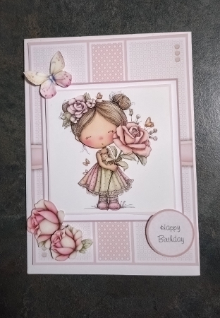 Girlie Greetings - 5x7 Version by Jackie Odonnell
