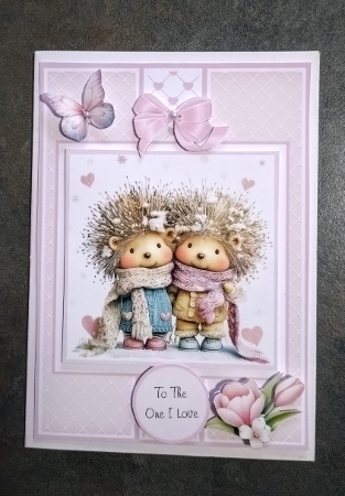 Happy Ever After Hedgies - 5x7 Version by Jackie Odonnell