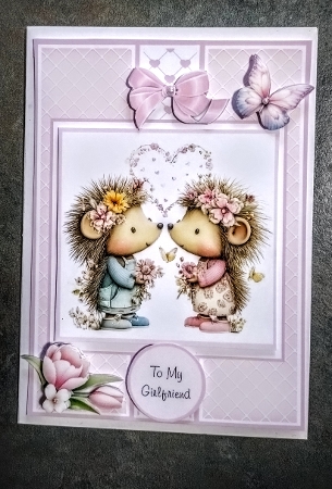 Happy Ever After Hedgies - 5x7 Version by Jackie Odonnell