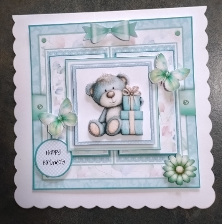 Wishing You a Lovely Day - 6x6 Version by Jackie Odonnell