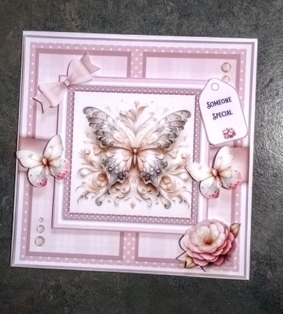 The Ballet of the Butterfly - 6x6 Version by Jackie Odonnell
