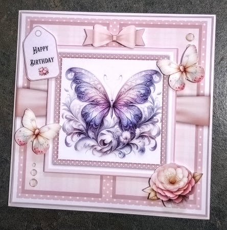 The Ballet of the Butterfly - 6x6 Version by Jackie Odonnell