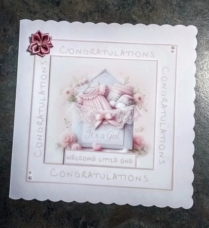 baby girl envelope 1 by Jackie Odonnell