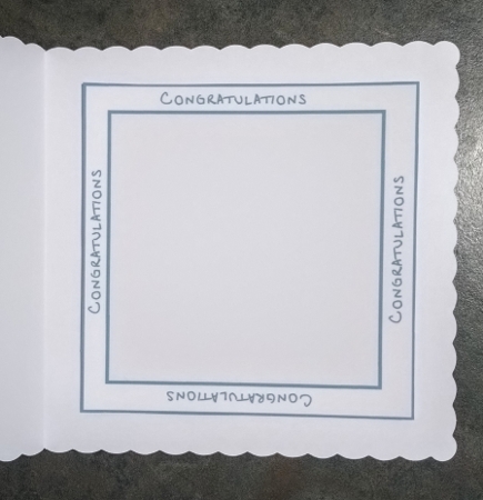 baby boy envelope insert 2 blank by Jackie Odonnell