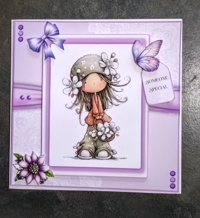 Wishing you a Lovely Day - 6x6 and 5x7 Version by Jackie Odonnell