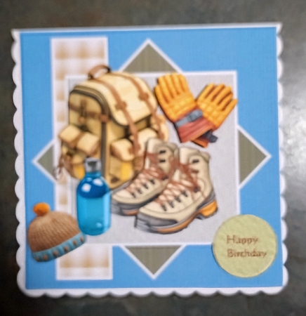 Male Card Hiking Mini Kit by Jackie Odonnell