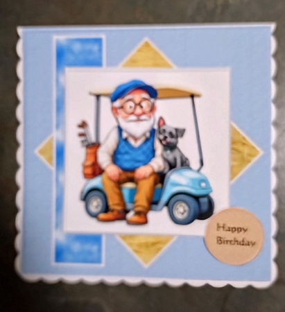 Male Card GolfMini Kit by Jackie Odonnell