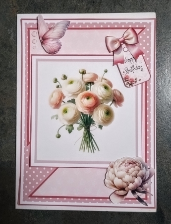 Ranunculus Bouquets - 6x6 and 5x7 Version by Jackie Odonnell