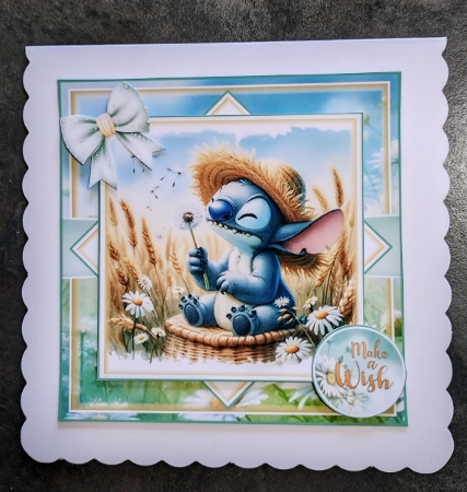 Stitch Birthday Wishes Mini Page Kit by Jackie Odonnell
