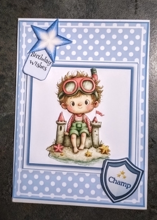 Fun-Loving Dude - 6x6 and 5x7 Version by Jackie Odonnell