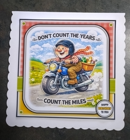 Count The Miles Mini Kit Birthday/Fathers Day by Jackie Odonnell