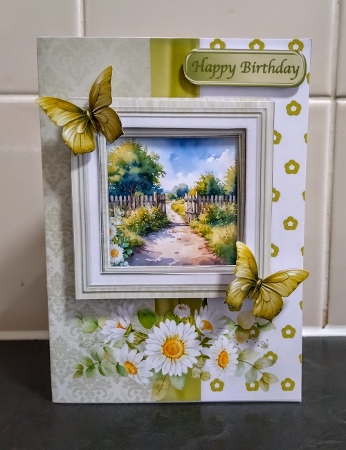A Country Walk - Picture Frame Card Mini Kit by Jackie Odonnell