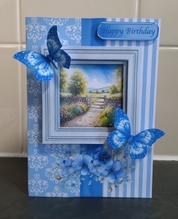 Cottage Garden - Picture Frame Card Mini Kit by Jackie Odonnell