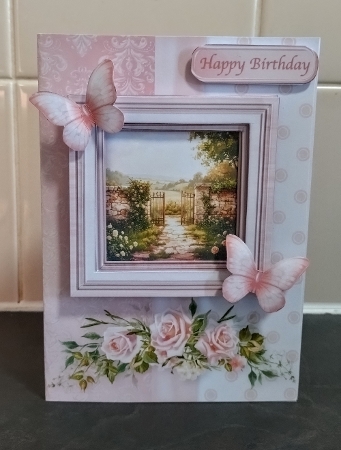 Rose Garden - Picture Frame Card Mini Kit by Jackie Odonnell