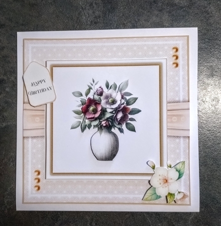 Hellebore Vases - 6x6 and 5x7 Version by Jackie Odonnell