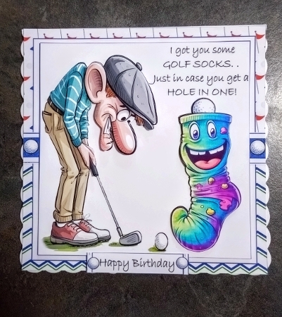 7x7 The golfers gift choice of four mini kit by Jackie Odonnell