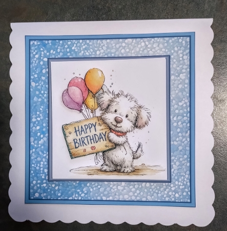Birthday Dog - Illustrations for Cards, Mini kits & Designers by Jackie Odonnell