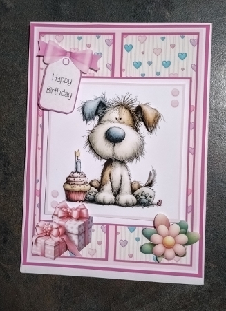 Have a Woofly Birthday - 6x6 and 5x7 Version by Jackie Odonnell