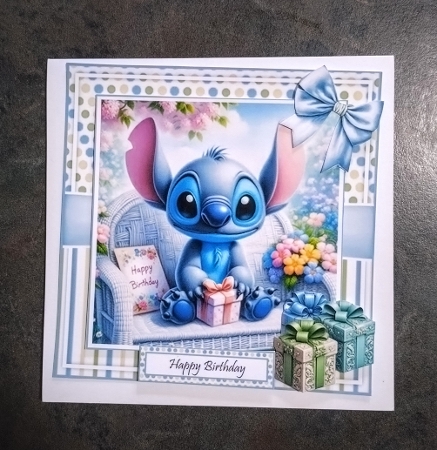 Stitch Birthday 6x6 Mini Page Kit by Jackie Odonnell